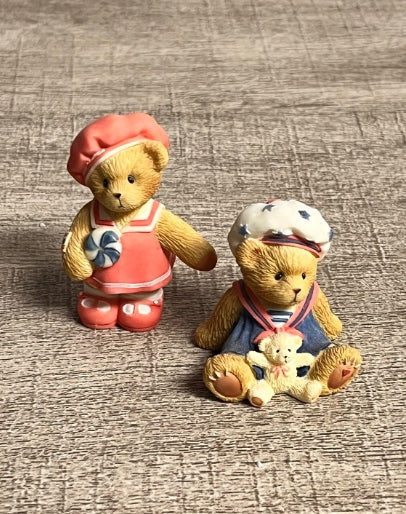 Cherished Teddies by Enesco 2004 Mini Cherished Teddies Paws for Patriotism 118321