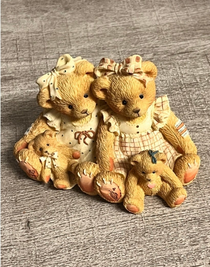 Cherished Teddies by Enesco 1995 Allison and Alexandria 127981