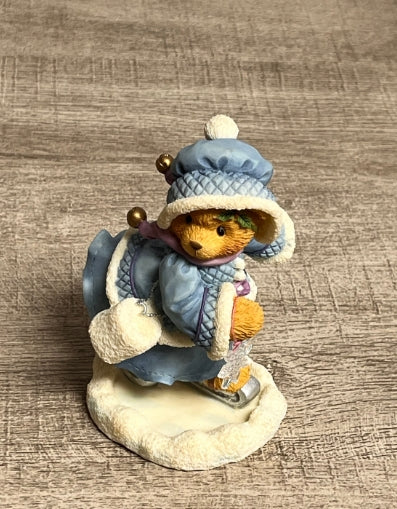 Cherished Teddies by Enesco 1997 Candace Skating On Holiday Joy 269778