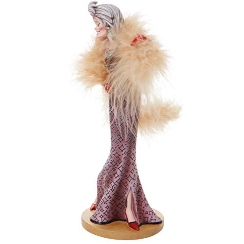 Enesco Disney Showcase Couture Force 101 Dalmatians Cruella de Vil Figurine, 8.46 Inch, Multicolor