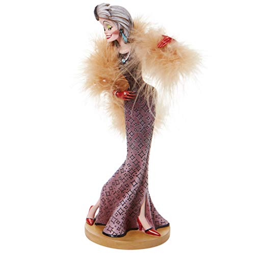 Enesco Disney Showcase Couture Force 101 Dalmatians Cruella de Vil Figurine, 8.46 Inch, Multicolor