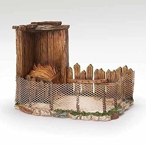 Fontanini by Roman Inc., Bird Shelter, 7.5" Collection, Nativity Figure and Accessories, Hand Sculpted and Painted (7x6x9)