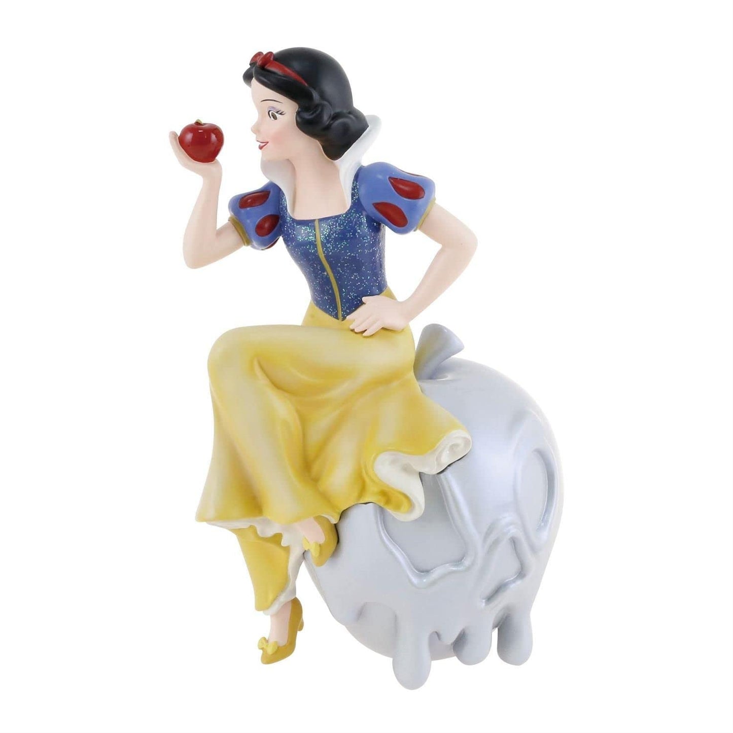 Enesco Disney Showcase 100 Years of Wonder Snow White Apple Figurine, 7 Inches