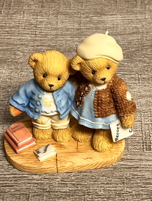 New in Box Cherished Teddies by Enesco 2000 Clement and Jodie Try, Try 706744