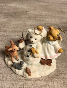 Cherished Teddies by Enesco 2000 Angela Thanks For Helping Me Get My Wings 706809