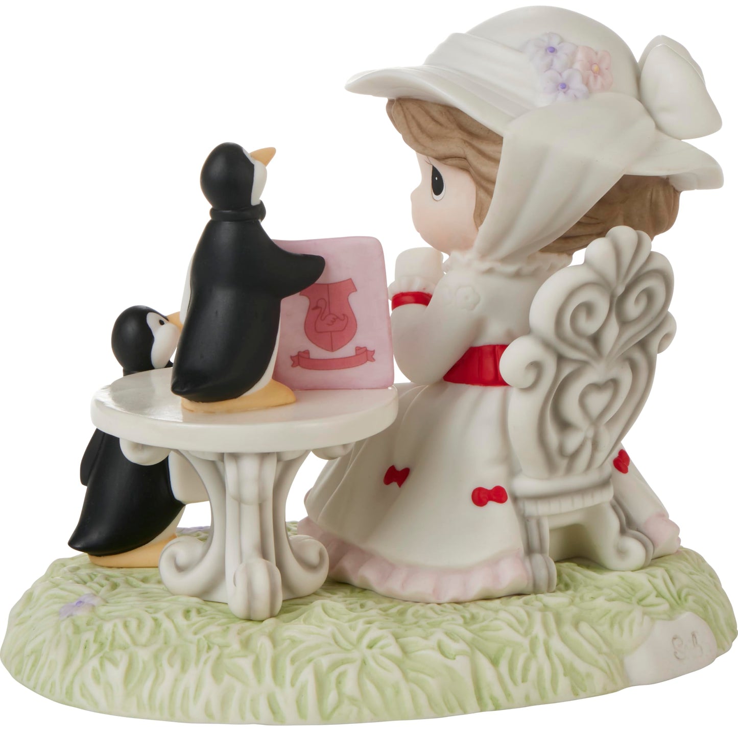 Precious Moments Mary Poppins Figurine | Your Wish Is Always Complementary Disney Mary Poppins Bisque Porcelain Figurine | Disney Figurine | Whimsical | Hand-Painted