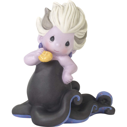 Precious Moments 192015 Disney Showcase Ursula You Leave Me Speachless Bisque Porcelain Figurine, Multi