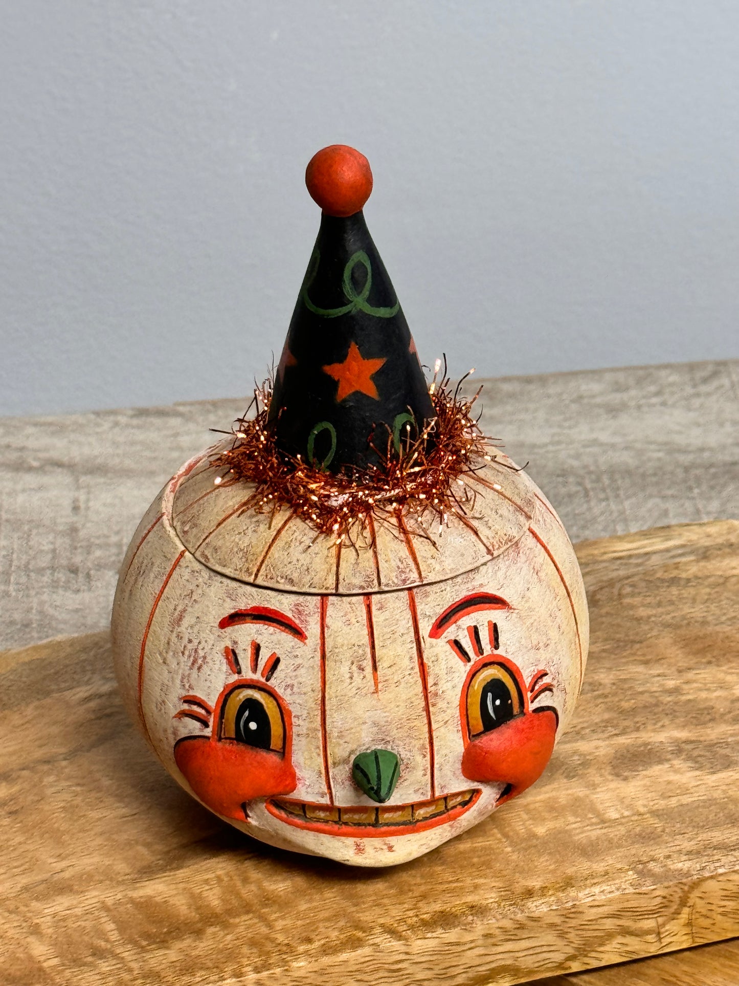 New Johanna Parker Pumpkin Jackie White-O-Ween