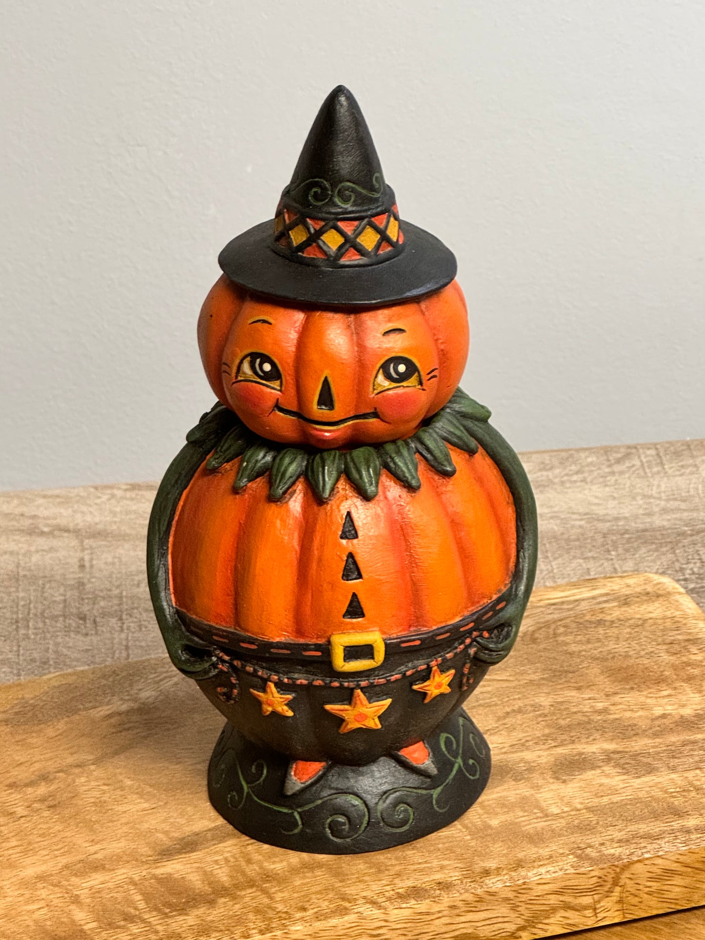 New johanna parker pumpkin pete spooks jar