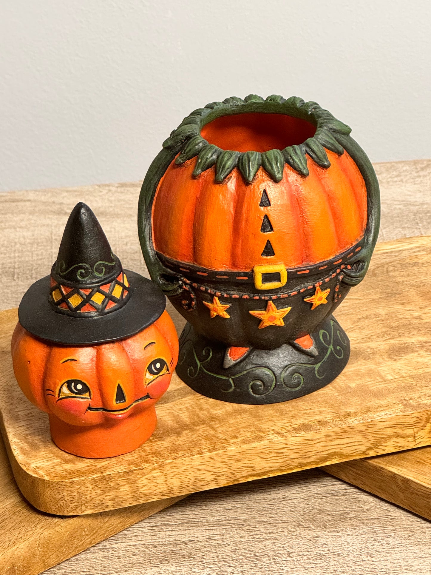 New johanna parker pumpkin pete spooks jar