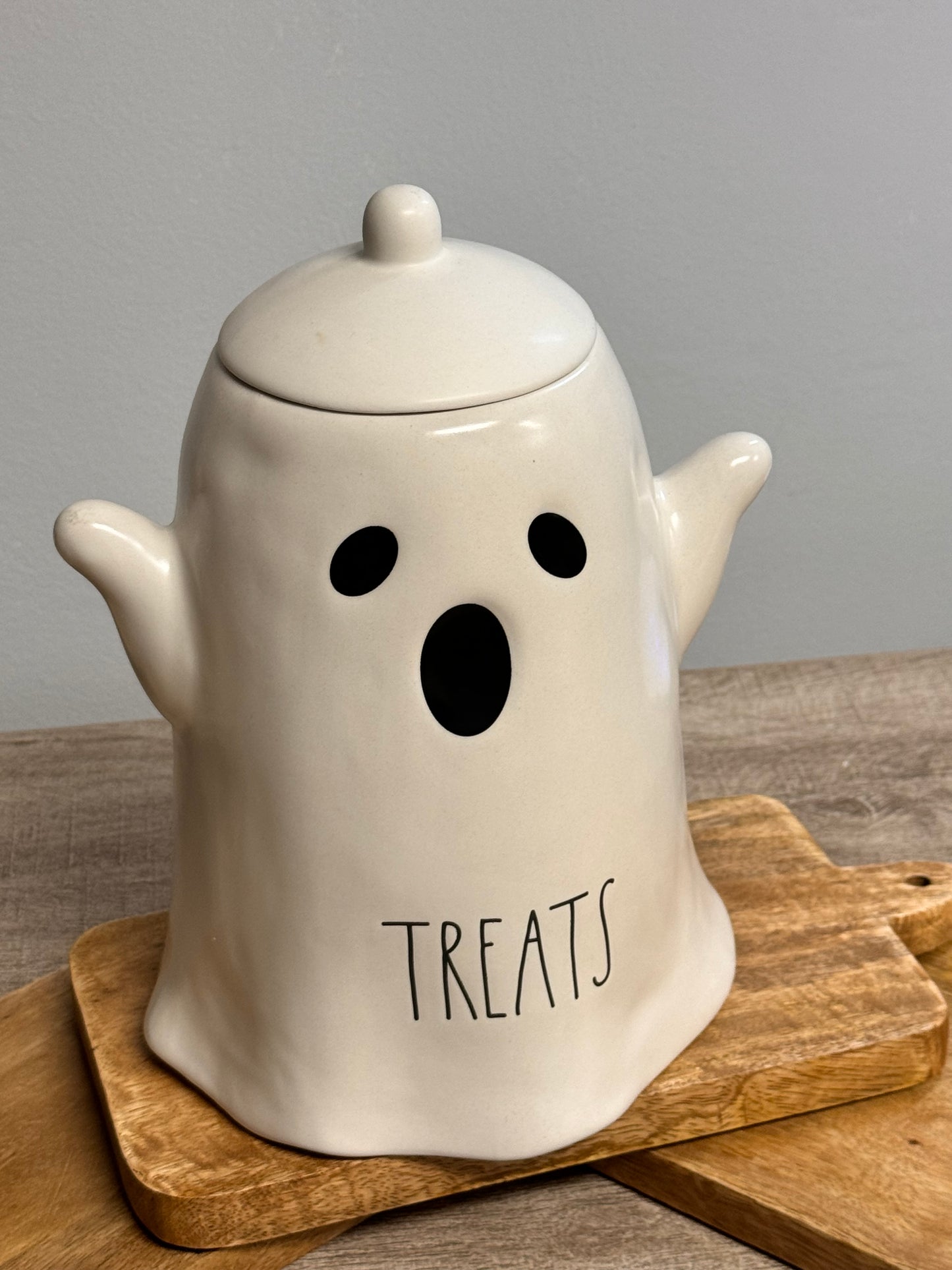 Rae Dunn 9" Ghost Treats Container