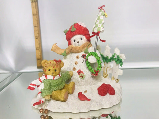 NEW SIGNED In Box Cherished Teddies Gale A Flurry 4036750