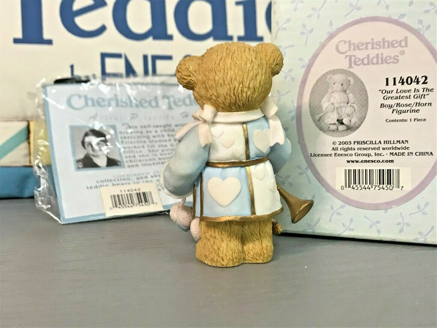 New In Box Cherished Teddies Our Love Is The Greatest Gift 114042