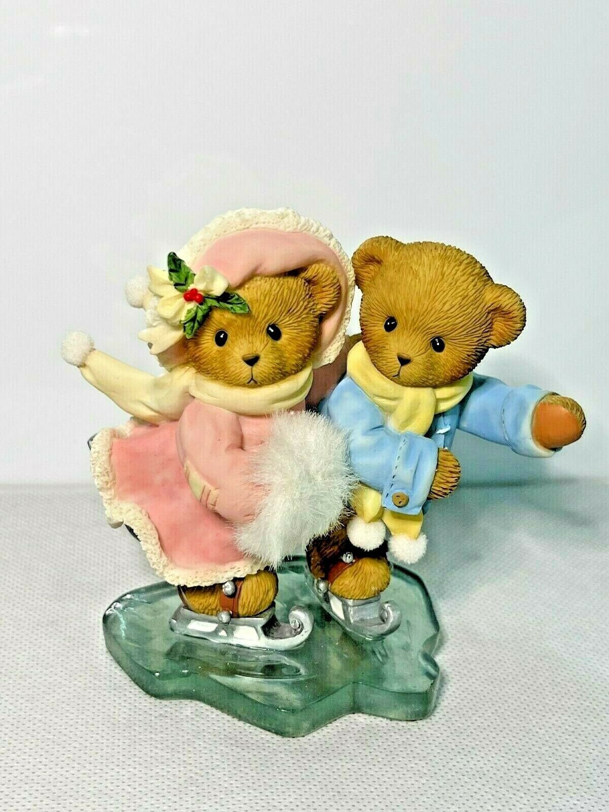 Cherished Teddies Monika & Joerg Gliding Through The Holidays Together 4010087