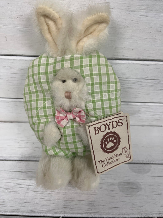 New Boyds Bears Plush Hop The Bunny In Green Egg 904543