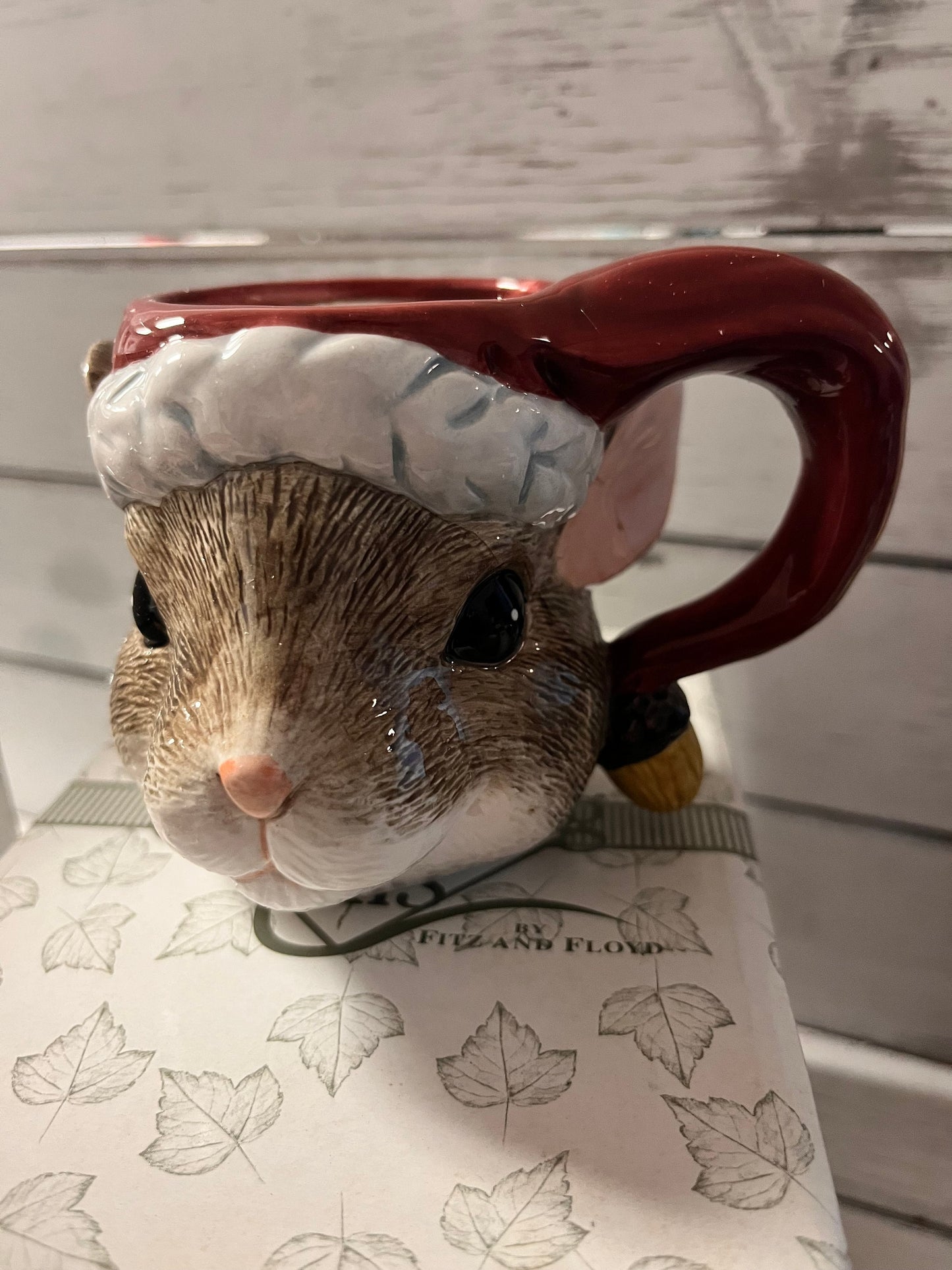 Charming tails by fitz and floyd holiday cheer mug 97/35