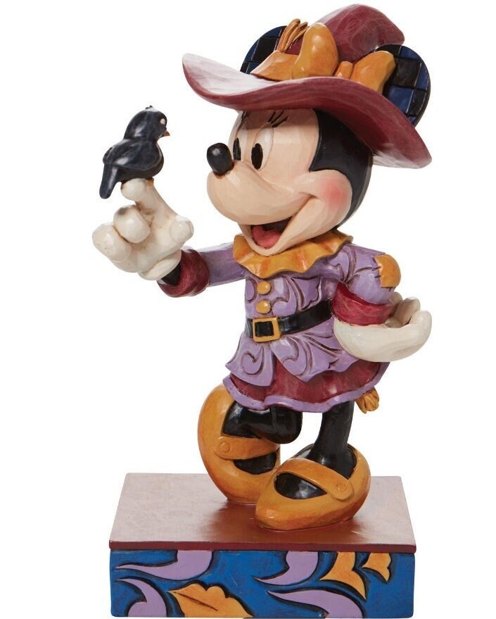 New jim shore fall scarecrow minnie mouse