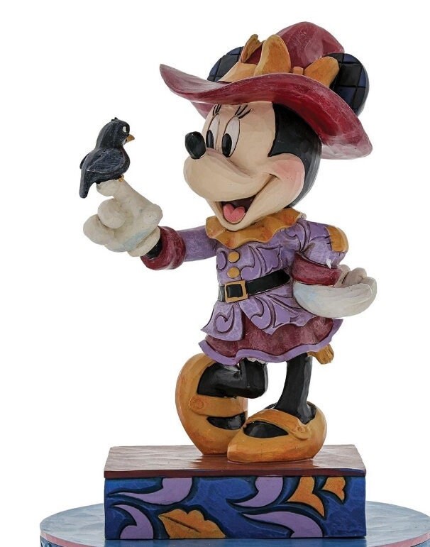 New jim shore fall scarecrow minnie mouse