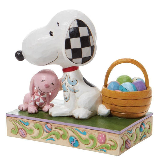 New jim shore snoopy with easter basket 6007938