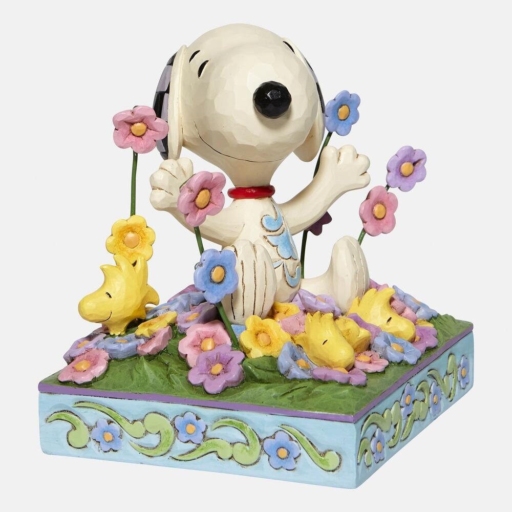 New in box jim shore peanuts snoopy in flowers 6007965