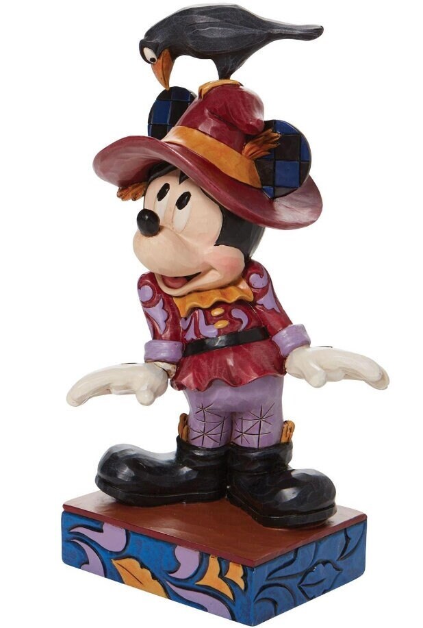 New jim shore fall scarecrow mickey mouse 6010862