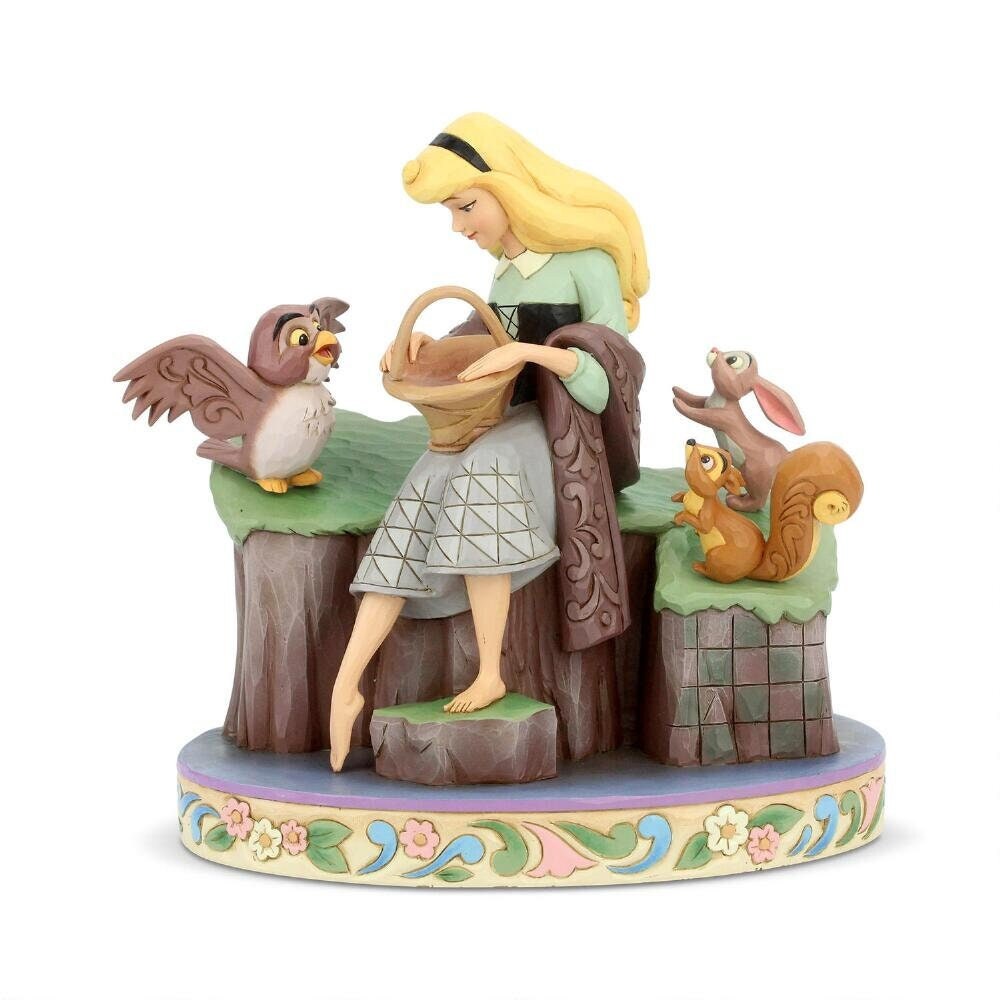 New in box jim shore sleeping beauty with animals 6005959