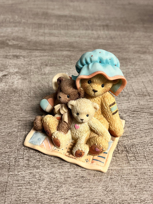 Cherished teddies 2001 10 year anniversary piece it's moments  978841