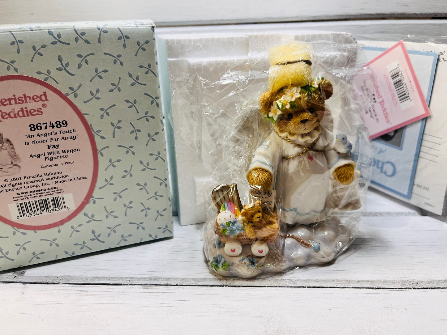 Cherished Teddies by Enesco 2001 FAY An Angel's Touch Is Never 867489