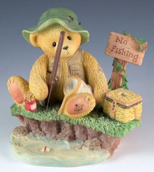 Cherished teddies 1998 norm patience is a fisherman's virtue 476765