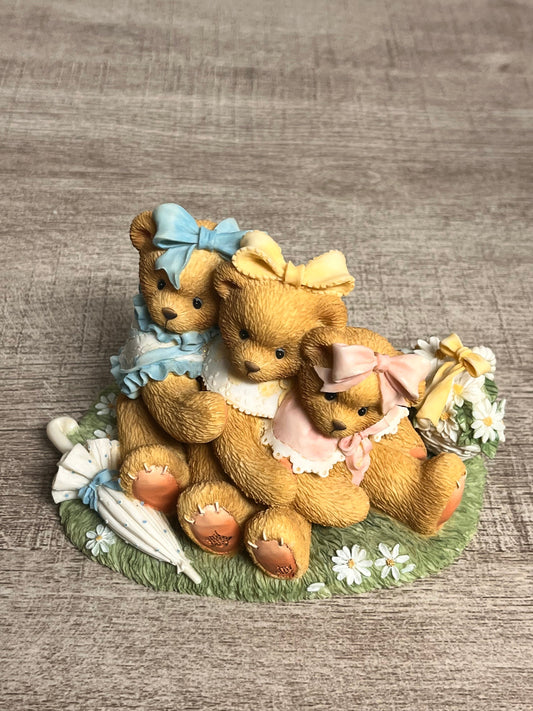 Cherished teddies by Enesco 1997 Limited Edition 25,000 Danielle, Sabrina, and Tiffany - Were Three Of A Kind 265780