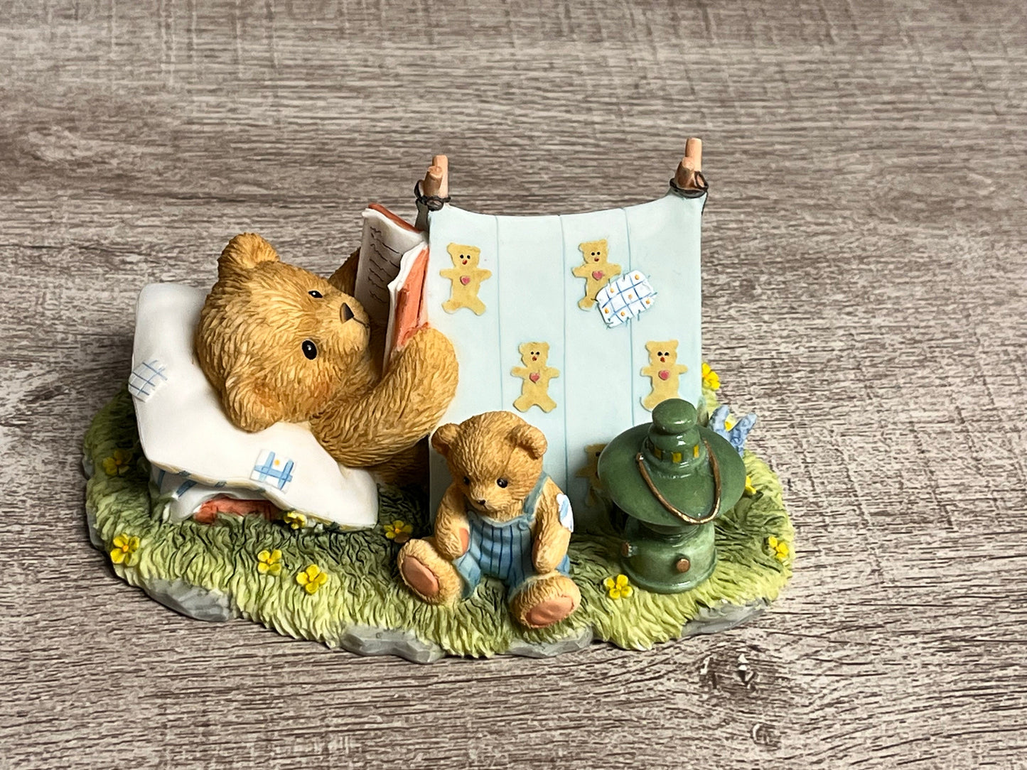 Cherished Teddies by Enesco 2005 JAY Boy Camping Membears Only 4001902