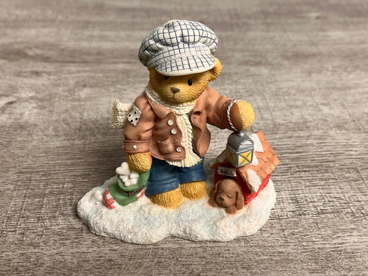 Cherished Teddies by Enesco 1998 Dated RICH Always Paws for Holiday Treats 352721 - FREE SHIPPING