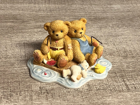 Cherished Teddies by Enesco 2002 Owen & Jared When School Club Membear 111574