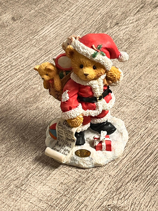 Cherished Teddies by Enesco 1995 Nickolas You're At The Top of My List 141100