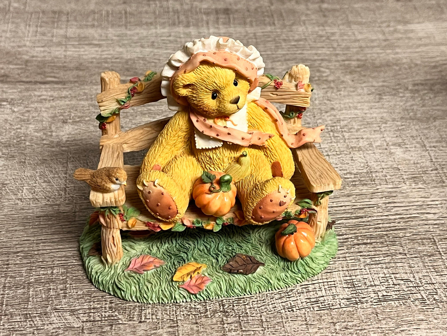 Cherished Teddies by Enesco 1995 Cathy An Autumn Breeze Blows Blessings 269980