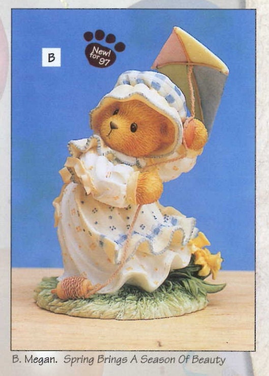 Cherished Teddies by Enesco 1997 Megan Spring Brings A Season of Beauty 203300