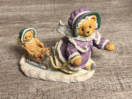 Cherished Teddies by Enesco 1997 Gretchen Winter brings A Season of Joy 203351