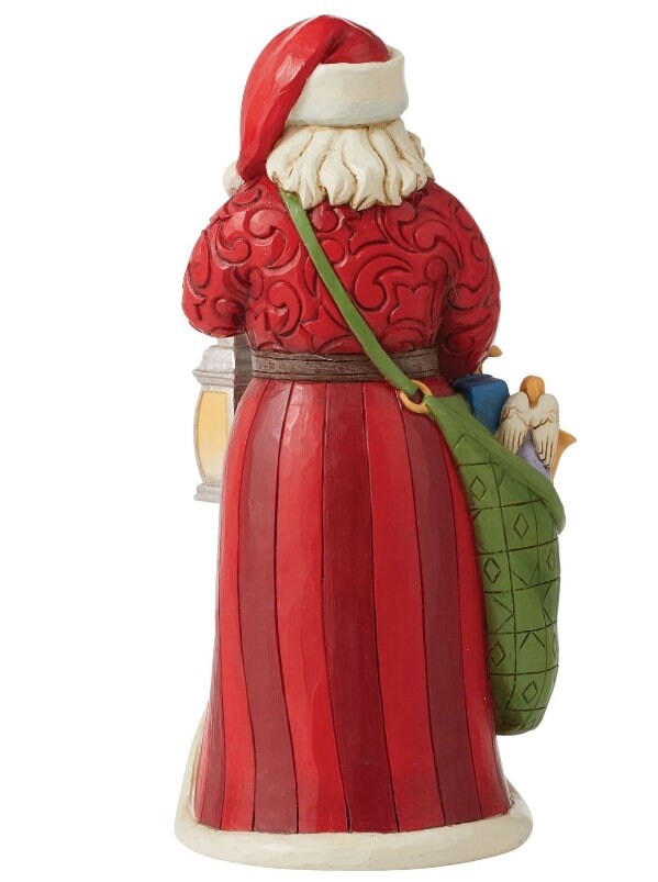 NIB Jim Shore by Enesco Santa with Toy Box Ornament 6010832