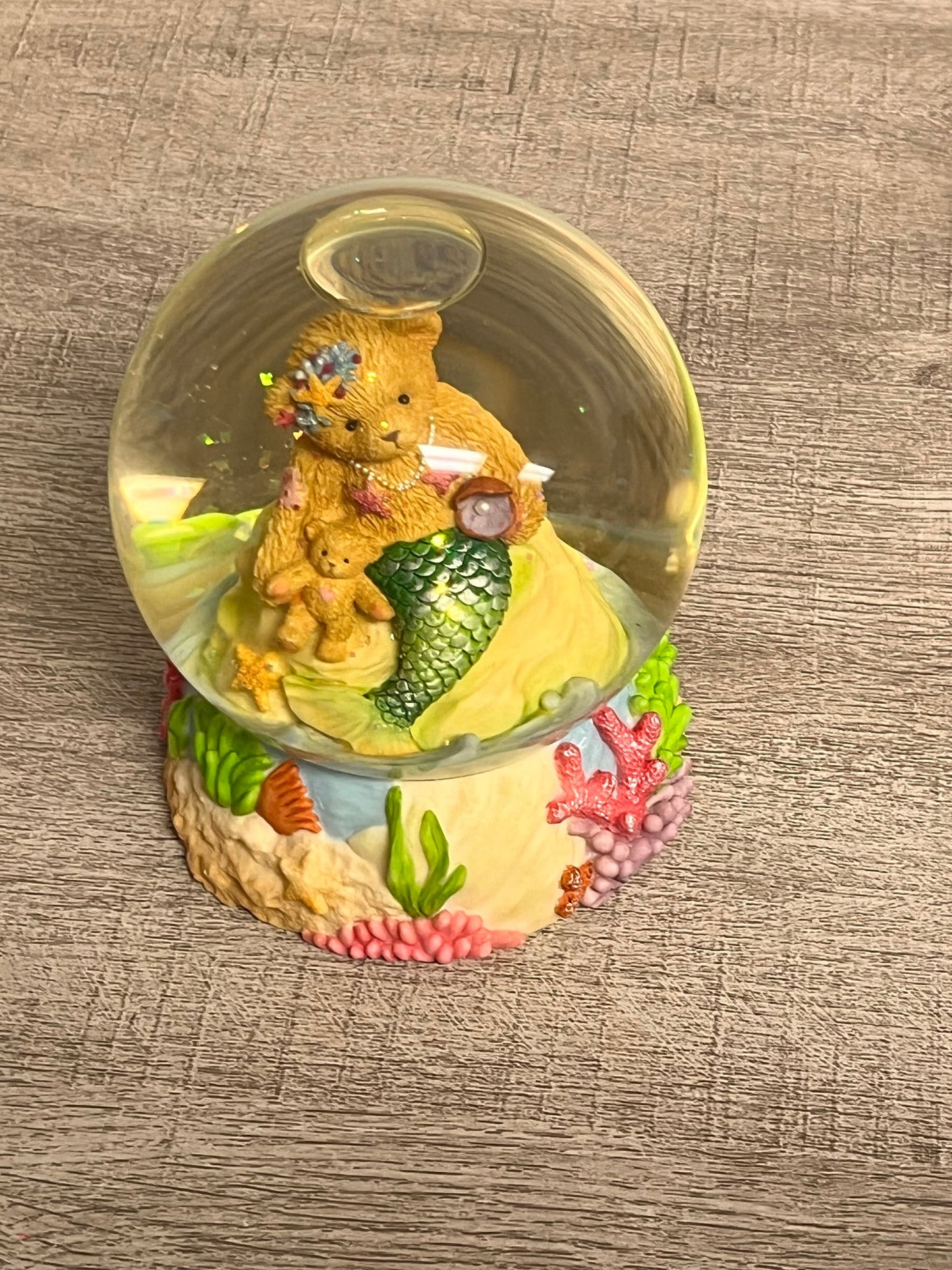 New in Box Cherished Teddies by Enesco 2001 Mermaid Waterball 865079