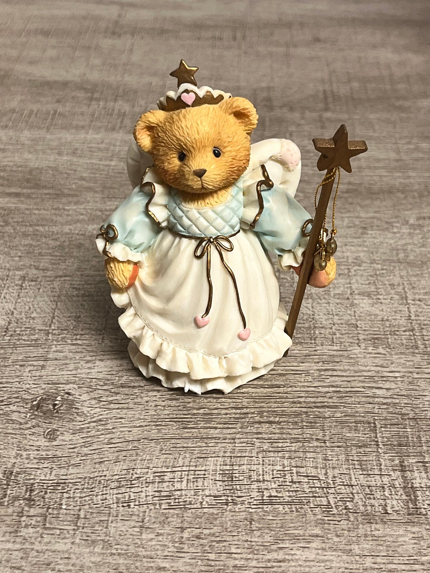 Cherished Teddies by Enesco 1996 Kittie You Make Wishes Come True 131865F International Event Figurine