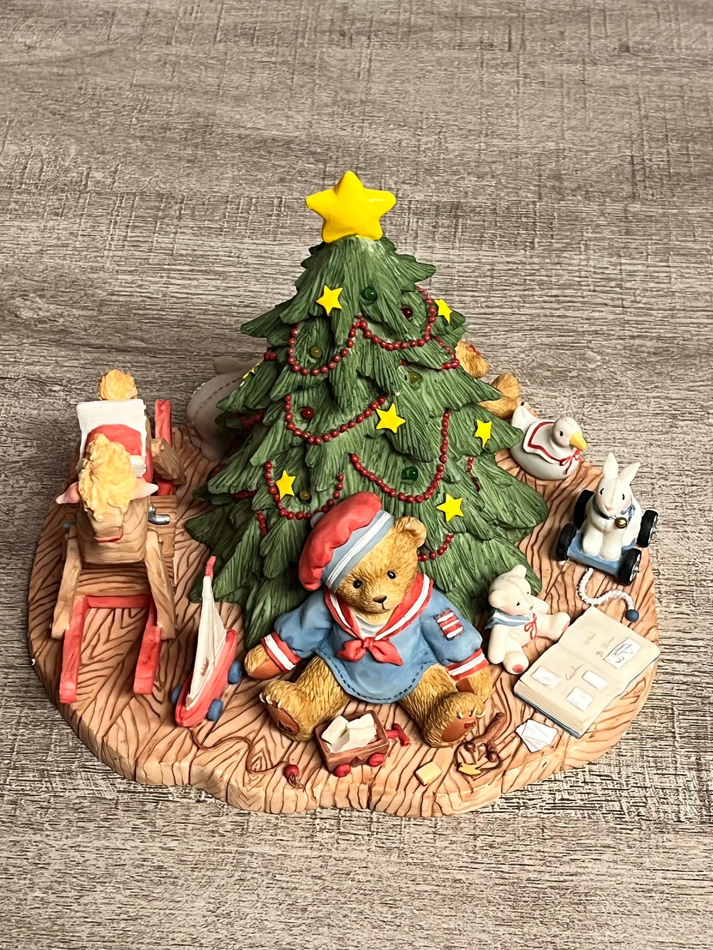 Cherished Teddies by Enesco 2002 Graham Spread Holiday Cheer 104054