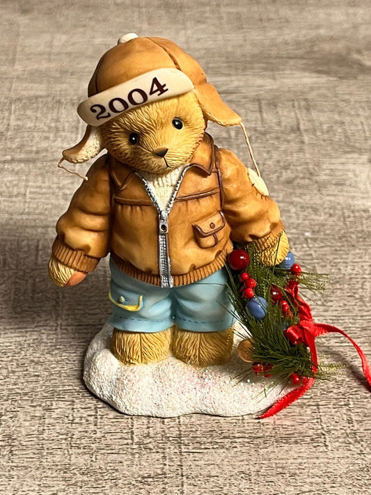 Cherished Teddies by Enesco 2004 KNUT Decorating The Holidays 118385