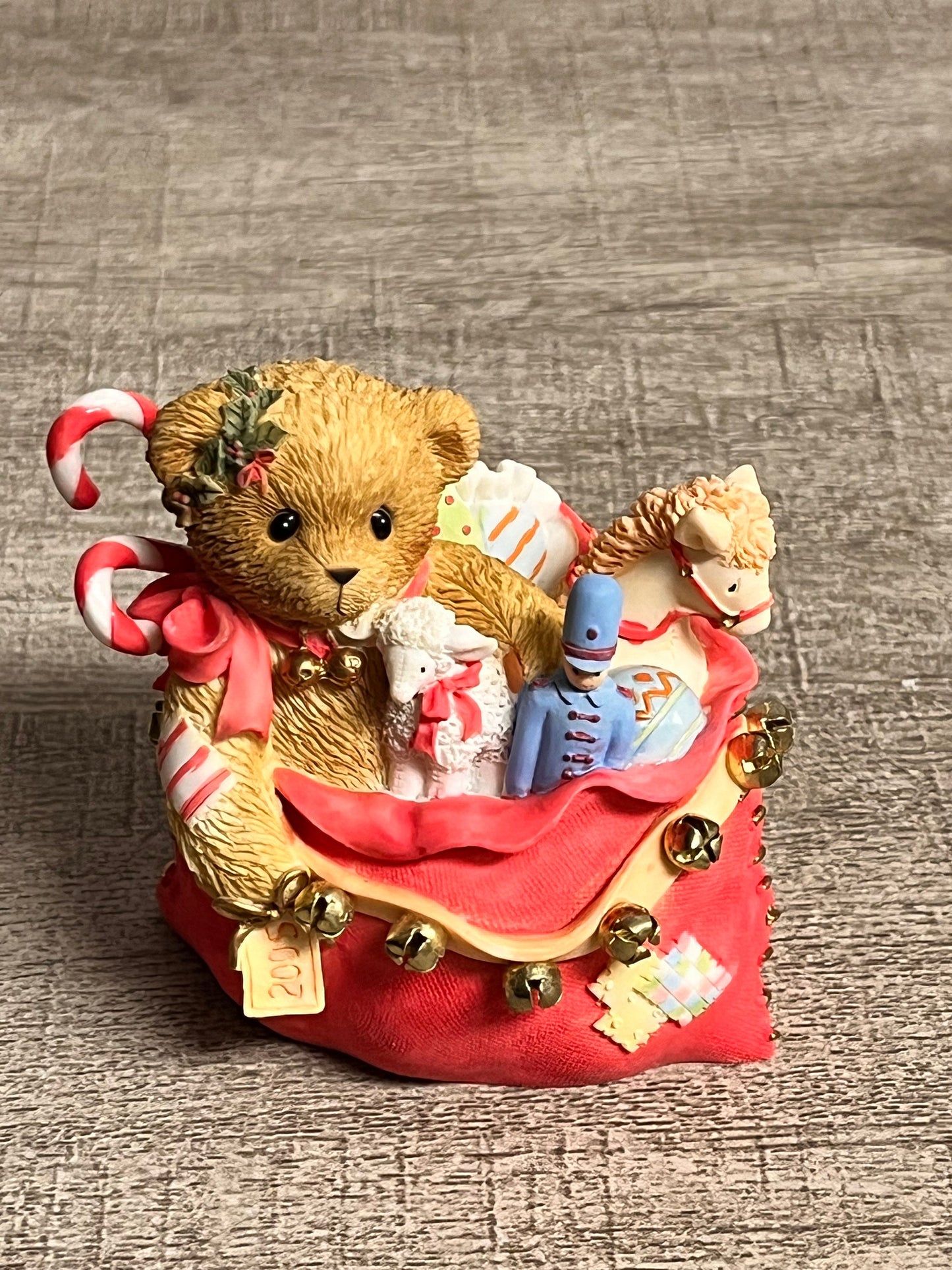 Cherished Teddies by Enesco 2005 POLLY Let There Always Be A Jingle In Your Heart 4002840