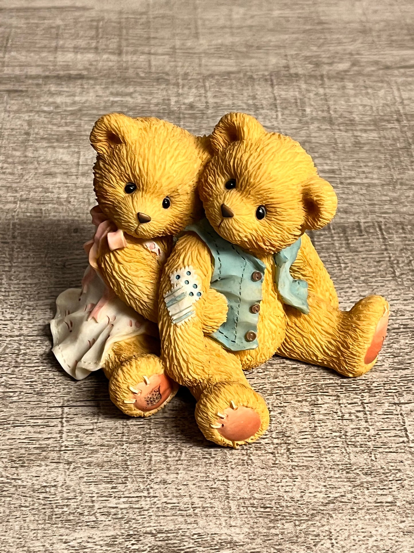 Cherished Teddies by Enesco 1995 Seth and Sarabeth We're Beary Good Pals 128015