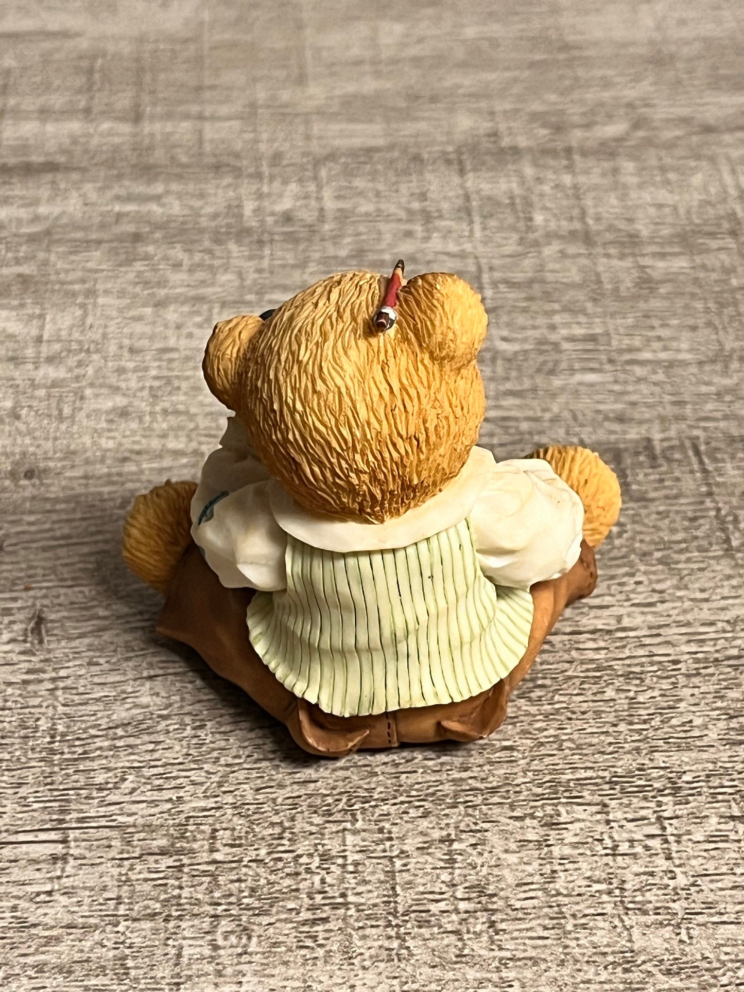 Cherished Teddies by Enesco 1996 R. Harrison Hartford Retired Editor a bear in chief with Yellow Pencil CT002