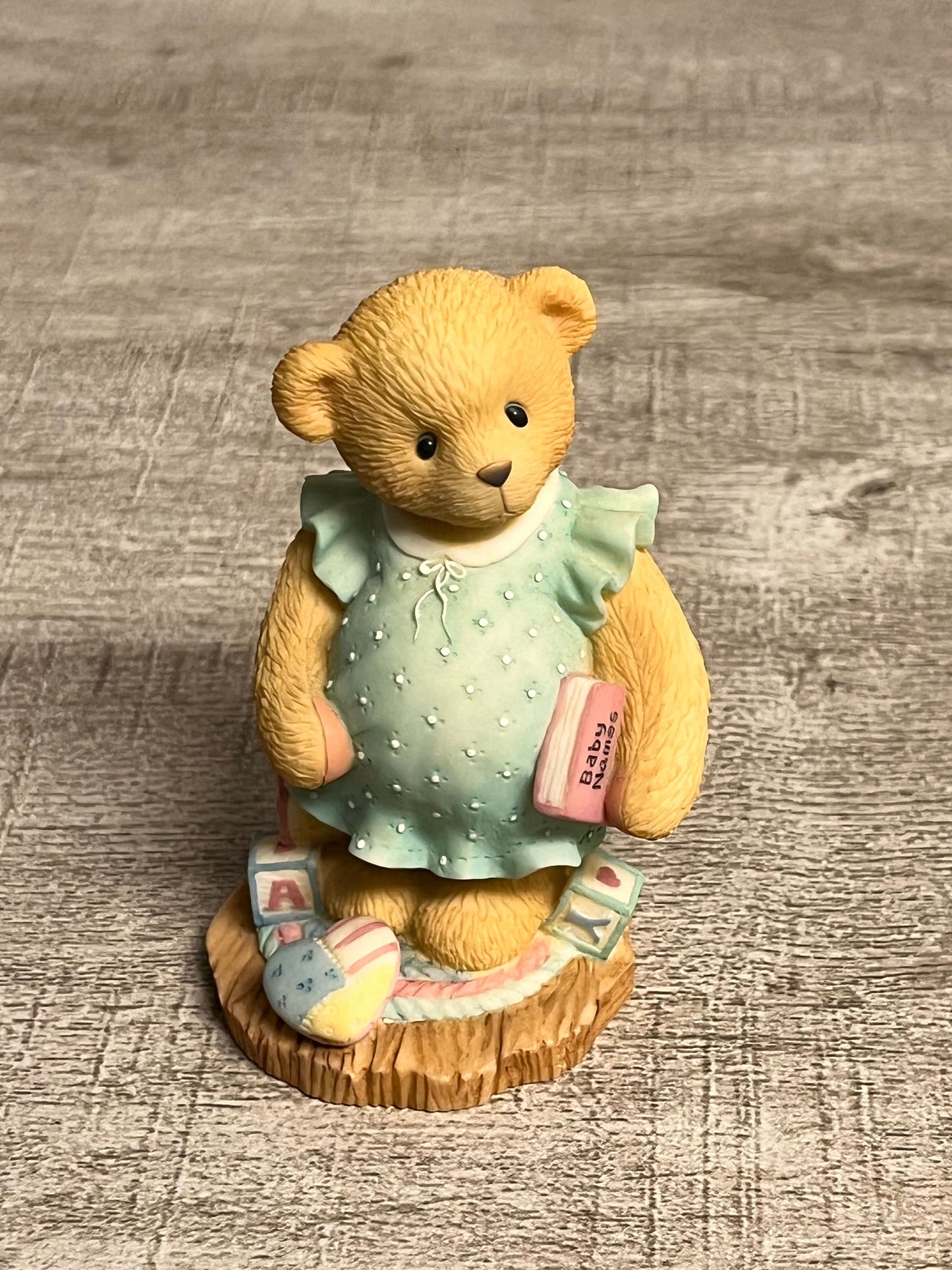 Cherished Teddies by Enesco 1998 Anxiously Awaiting The Arrival 476978