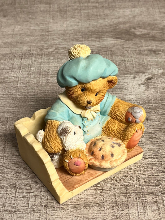 Cherished Teddies by Enesco 1993 I'm Plum Happy You're My Friend 624780