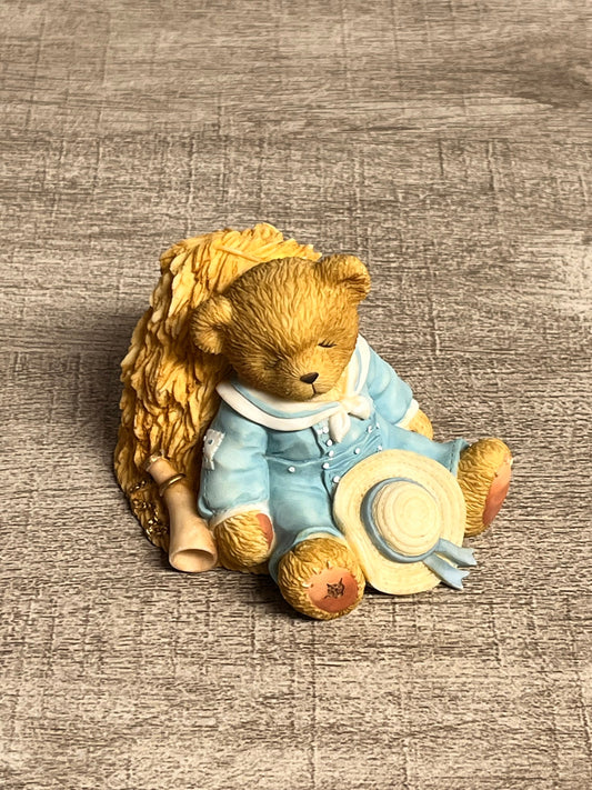 Cherished Teddies by Enesco 2001 Little Boy Blue, Come Clow Your Horn 979767