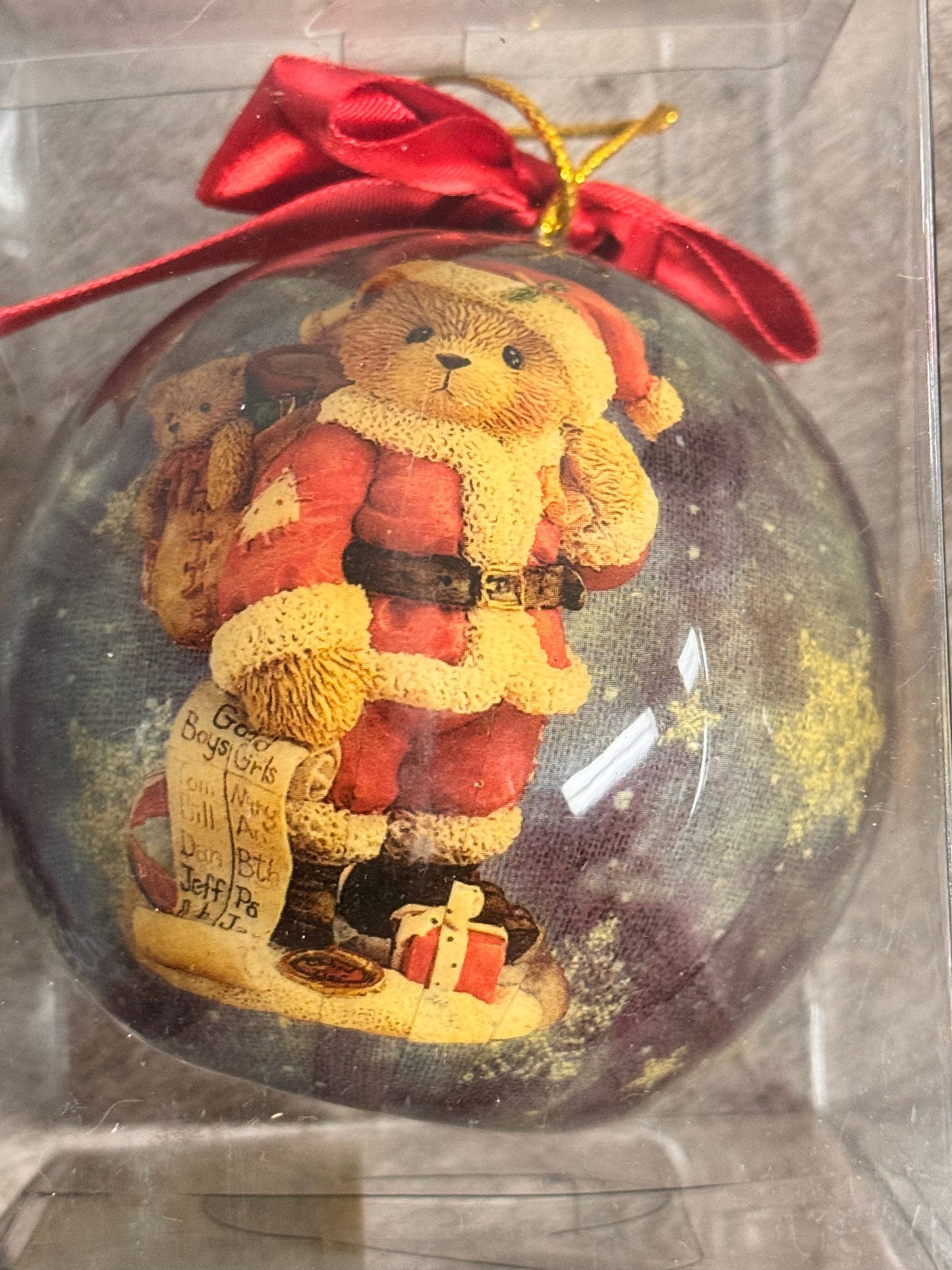 New Cherished Teddies by Enesco 1996 3" Nickolas Ornament 282308