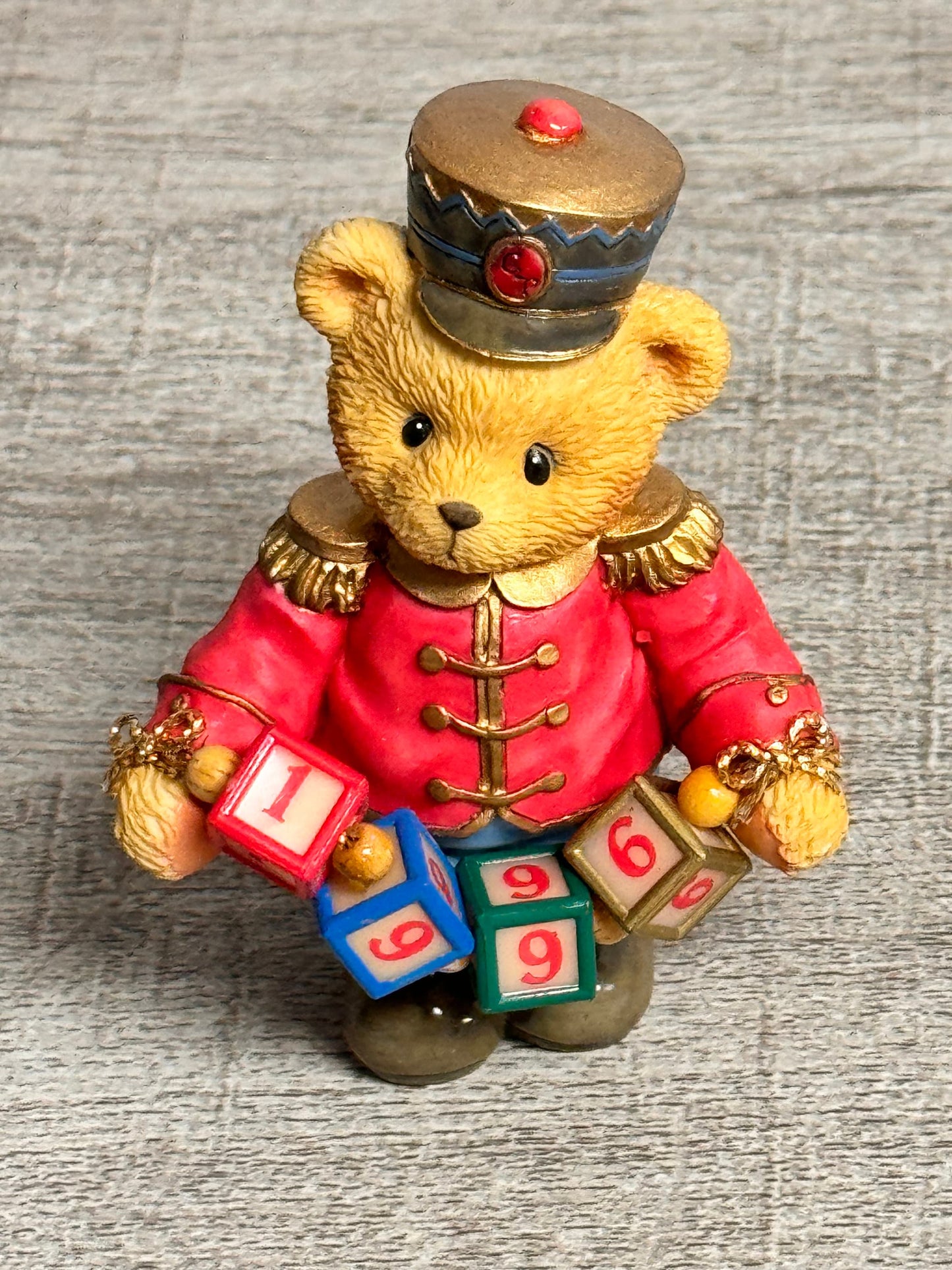 Cherished Teddies by Enesco 1996 Dated Jeffrey Toy Soldier Striking 176044